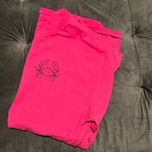 pink crab short sleeve tee